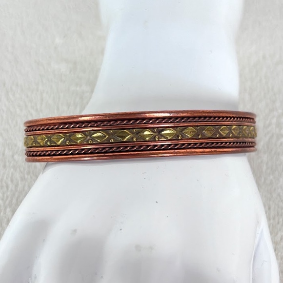 Stamped Copper Cuff Bracelet 🎈Host Pick🎈 - Picture 1 of 7